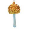 Morawski Large Gold Mushroom W/ Glittered Spots 8 Inch, Glass Ornament Toadstool Fungi Spring Summer 19326 8.0 Inch Large Gold Mushroom W/ Glittered - 3 of 4