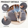 CAVINAS Bean Bag Chair for Adults and Kids Oversized Sofa Couch Floor Chair for Living Room, Bedroom - 3 of 4