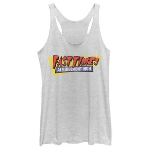 Women's Fast Times at Ridgemont High Retro Logo Racerback Tank Top - 1 of 3