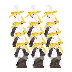 Lake Champlain Chocolates Organic Dark Chocolate Organic Classic Bunny - Case of 12/3.7 oz - 1 of 4