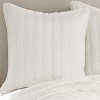 BH Faux Fur Ivory Euro Sham Unfilled - Levtex Home - 2 of 4