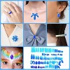 JDICTION 41-Pair Silicone Earring Molds Set - Stud & Dangle Drop Resin Molds for Epoxy Casting, DIY Jewelry in Rectangle/Oval/Teardrop Shapes - 4 of 4