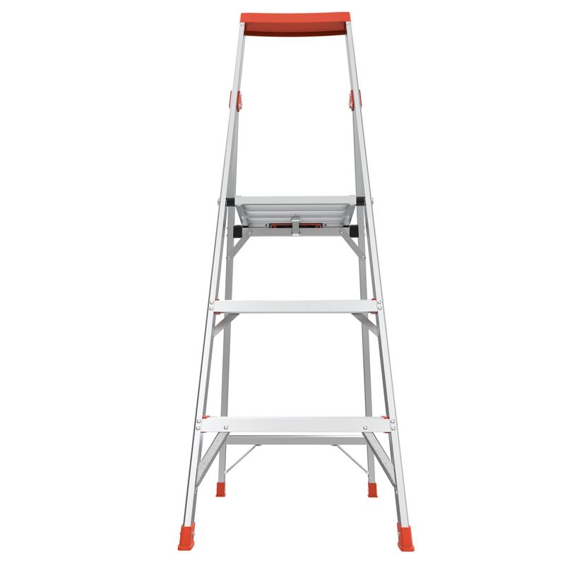 Little Giant Ladder Systems 5&#39; ANSI Type IA 300lb Aluminum Stepladder Gray, 6 of 12