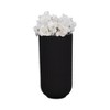 Modern Ceramic Vase - Tall Ribbed Flower Vase for Home, Office, Bedroom & Living Room - Minimalist Centerpiece for Floral Arrangements & Table Décor - 3 of 4