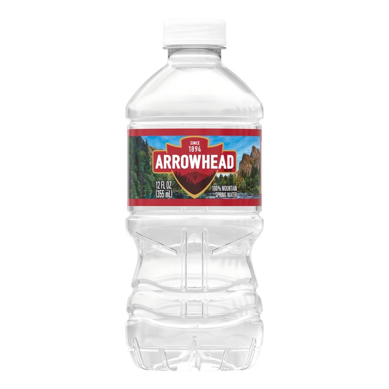 Arrowhead Brand 100% Mountain Spring Water - 12pk/12 fl oz Bottles, 5 of 13