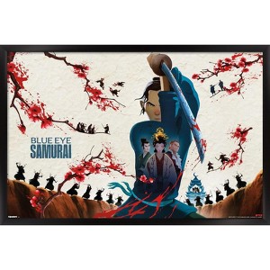 Trends International Netflix Blue Eye Samurai (2023) - One Sheet Framed Wall Poster Prints - 1 of 4