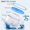 BENCMATE Pet Bowl No Spill Dog Water Bowl with Floating Disk and Water Filter with 2L, Pet Water Dispenser for Pet Family, Blue, 10.41"*3.93"*8.57" - 4 of 4