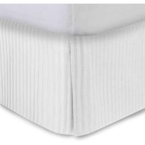 Bare® Home  Microfiber Bed Skirt - Pleated Dust Ruffle