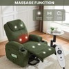 Power Lift Recliner Chair with Massage & Heat, Electric Recliner with Remote, 2 Cup Holders, Side Pockets and Stand Assist for Living Room, Bedroom - 4 of 4