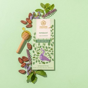 Elements Peppermint 70% Dark Wellness Chocolate Bar - 1 of 4