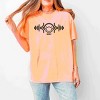 Simply Sage Market S.W.Smiley Headphones Music Garment Dyed Tee - 2 of 4