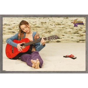 Trends International Disney Hannah Montana (2006) - Miley Chill Guitar Vibes Framed Wall Poster Prints - 1 of 4