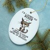 Grumpy Old Nurse Cat, Cute and Funny Christmas Gift| OrnamentallyYou - 4 of 4