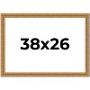 PosterPalooza | Contemporary Gold Picture Frame - UV Acrylic, Backing Board, Hanging Hardware Included - 2 of 4