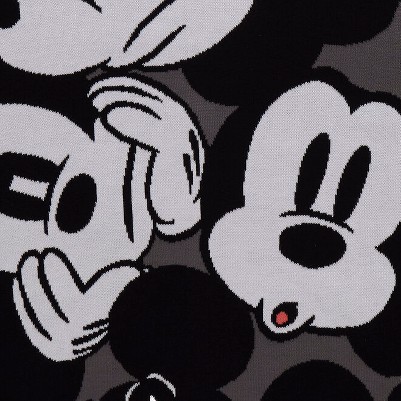 black / white, mickey mouse