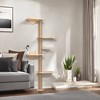 FURNIinspire Pet Tower Cat Tree Cat Tower Pet Furniture With Hammock, Cat Scratcher Perch, Cat Playground, Cat Kitty Gym, Brown, 27.4"*12.32"*69.05" - 4 of 4