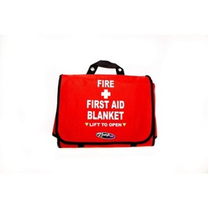 Kemp USA Fire First Aid Blanket Bag Red - 1 of 4