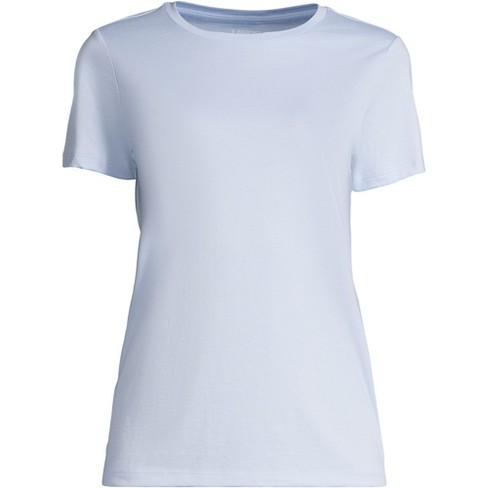 Lands' End Women's Short Sleeve Supima Cotton Xlong Vneck Tunic : Target