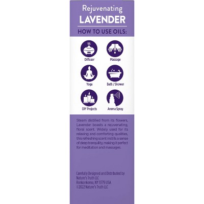 Nature's Truth 100% Pure Lavender Essential Oil, 0.51 fl oz