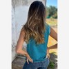 Amaryllis Women’s Sleeveless Tank Top Lightweight Relaxed Fit Casual Everyday Wear Basic Scoop Neck - 4 of 4