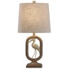 StyleCraft Crane Table Lamp Distressed Light Brown : Adjustable, UL Listed, Polyresin Body - image 4 of 4