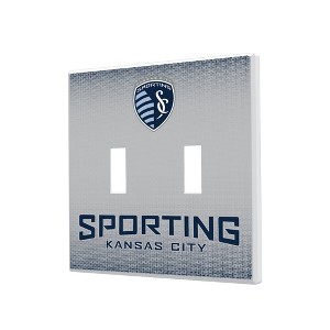 MLS Western Conference Teams Linen Hidden-Screw Light Switch Plate for Double Toggle - 1 of 4