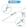 Unique Bargains J Bend Bicycle Steel Cycle Spokes with Nipples 200mm 7.87" Silver Tone 36 Pcs - 3 of 4