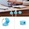 Unique Bargains Magnetic Adhesive Durable Cable Holder Clip for Office Desk Phone Wire 6 Pcs - 2 of 4