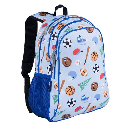 Wildkin 15-inch Kids Backpack Elementary School Travel Heroes Blue : Target