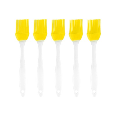 Unique Bargains Silicone Detachable Heat-Resistant Basting Sauce Tool Pastry Brush 10 Pcs