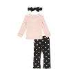 Joyful Moments Toddler Girls Top & Rib Bottom Set - 2 of 3