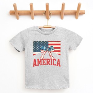 The Juniper Shop American Flag Coquette Youth Short Sleeve Tee - 1 of 4