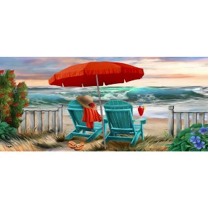 Briarwood Lane Summer Beach Life Mini Mat 22x10 Indoor Outdoor For Summer Doormat - 1 of 2
