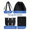 Generic Puffer Travel Tote Bag Work with Laptop Compartment, Lightweight Quilted Puffy Tote Bags - 4 of 4