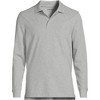 Lands' End School Uniform Young Men's Long Sleeve Mesh Polo Shirt - 3 of 3