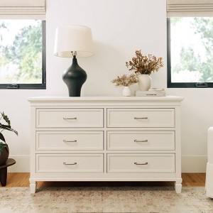 Namesake Darlington 6 Drawer Dresser - Warm White - 1 of 4