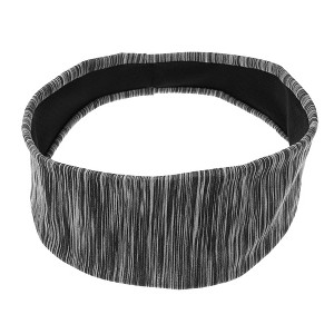 Unique Bargains Stretchy Soft Sweat Wicking Yoga Headband Sweatband for Men Women 1 Pcs Gray - 1 of 4