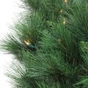 Northlight 48" Prelit White Valley Pine Artificial Christmas Wreath - Clear Lights - 2 of 3