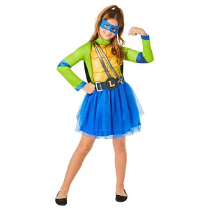 Teenage Mutant Ninja Turtles Leonardo Dress Girls' Costume - 1 of 1