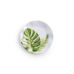 Q Home | Palm 5.5" Melamine Canapé Plate, Set of 4 - 1 of 1