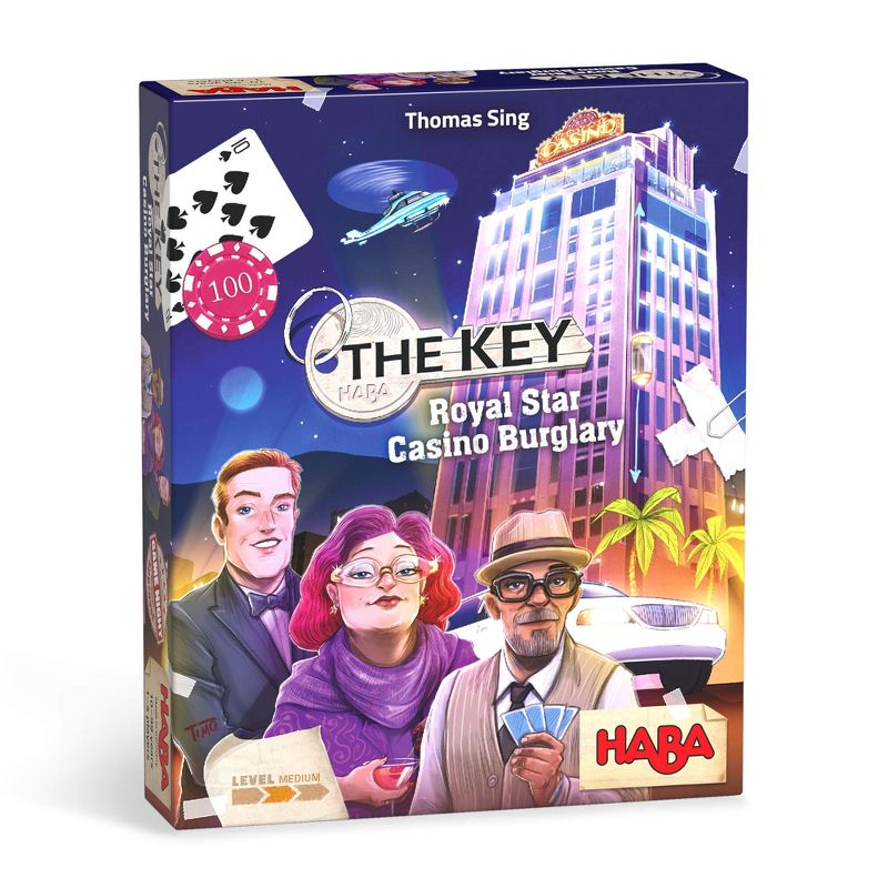 HABA The Key - Royal Star Casino Burglary Investigative Crime Game, 1 of 9