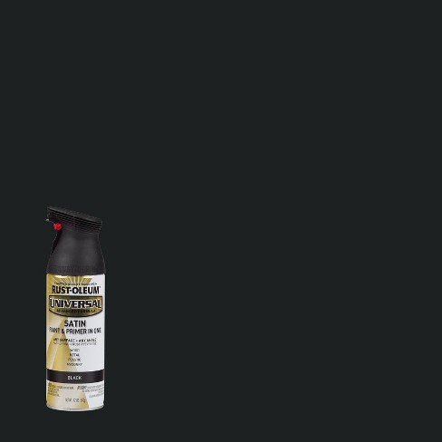 Rust-Oleum 12 oz Universal Satin Spray Paint - Black