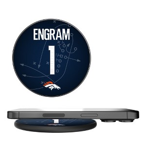 NFL Denver Broncos Players Game Tactic 15-Watt Wireless Charger - 1 of 4