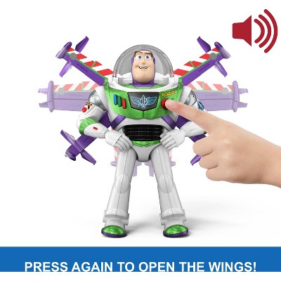 Детские фигурки Toy Story 5 Disney and Pixar Toy Story 12” Scale Flight Mode Hi-Tech Edition Buzz Lightyear 35+ Sounds Action Figures — фото 4