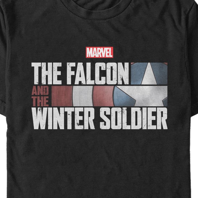 Men's Marvel The Falcon And The Winter Soldier Shield Logo T-Shirt, 2 of 6