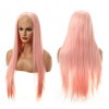 Unique Bargains Women Long Straight Hair Lace Front Wigs with Wig Cap 24" 21" - 23" 1PC - 3 of 4