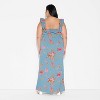 Women's Flounce Sleeve Maxi Empire Waist Dress - Wild Fable™ - 3 of 3