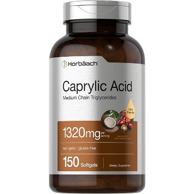 Horbaach Caprylic Acid 1320mg | 150 Softgels