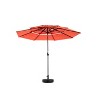 Cesicia Aluminium 10ft 3 Tier Auto-tilt Umbrella ,Outdoor Patio Umbrella (Base Not Included) - 2 of 4