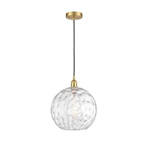 Athens Water Glass - 1 Light Mini Pendant In Industrial Style-14.75 Inches Tall and 12 Inches Wide - 1 of 1